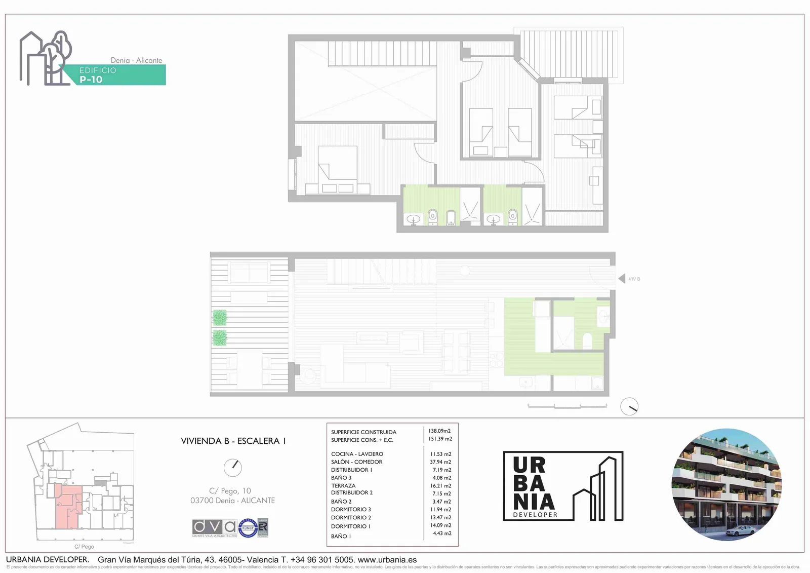 Plano de Tipo D, Edificio P-10