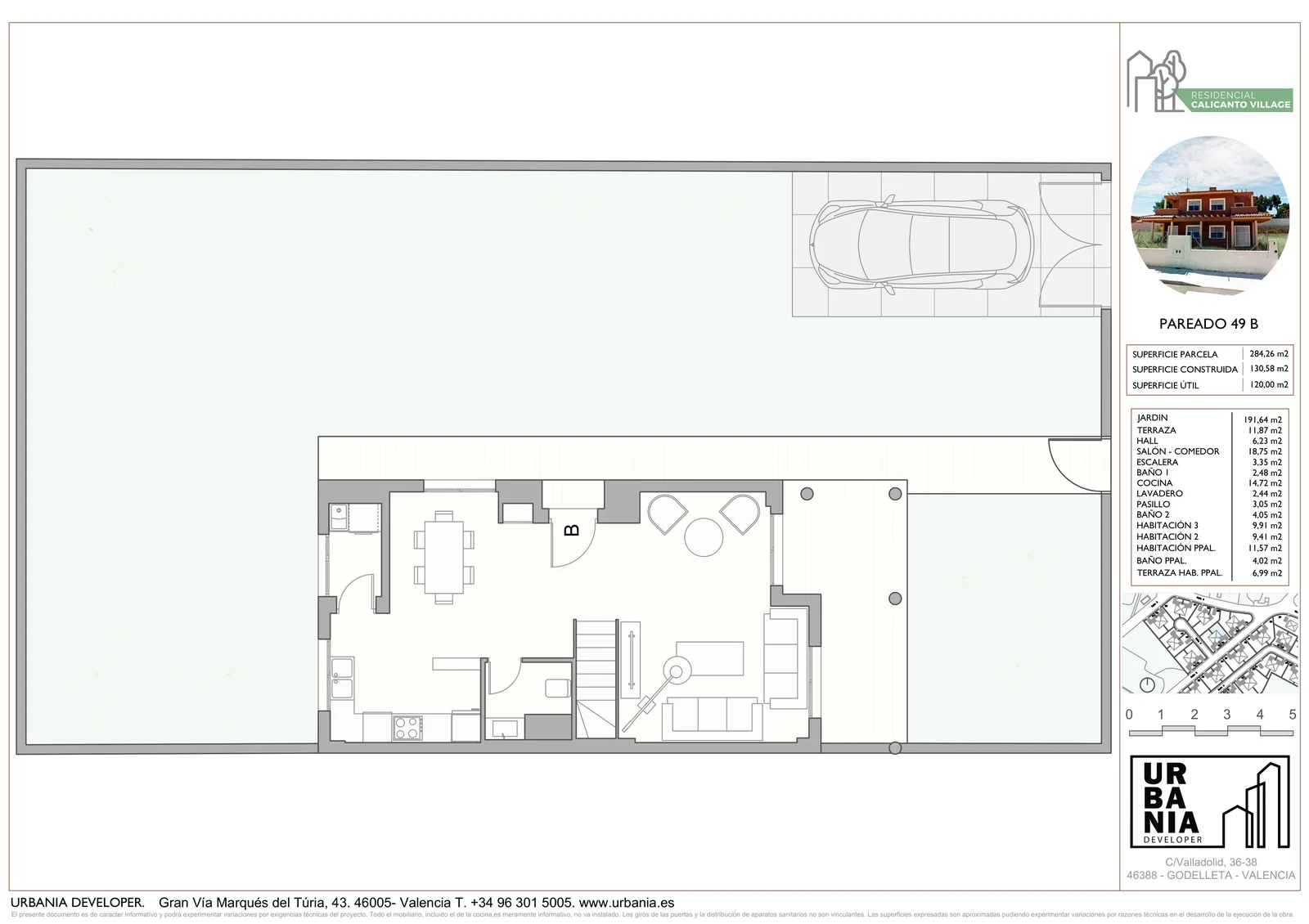 Plano de Vivienda 49 B, Residencial Calicanto Village